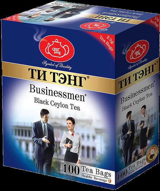 ТИ ТЭНГ. Для бизнесменов (черный) карт.пачка, 100 пак.