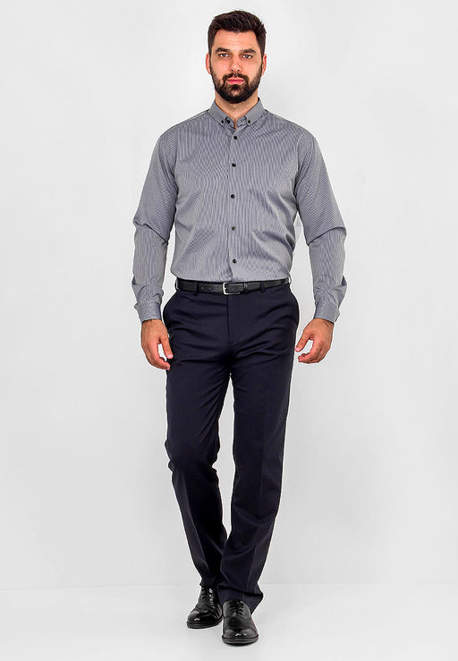 Сорочка мужская длинный рукав GREG 331/139/1003/Z/b/1  фото 5