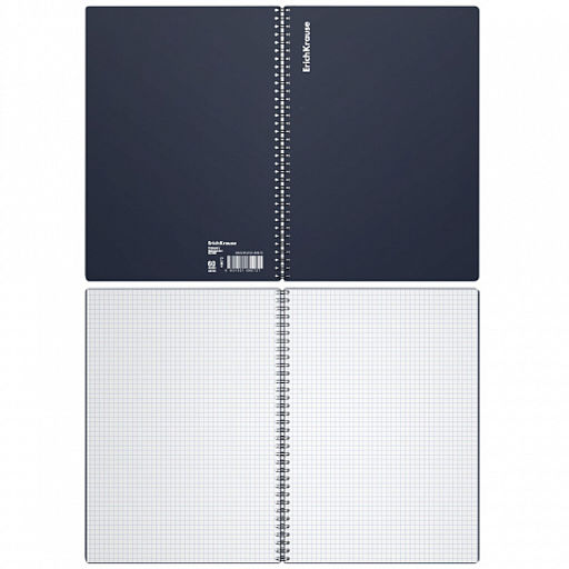 Цена за 60 шт. Тетрадь общая с пластиковой обложкой на спирали ErichKrause Classic, ассорти, А5, 60 листов, клетка  фото 44