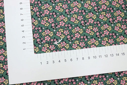 Штапель Аэлина цв.т.серо-мятный, ш.1.45м, вискоза-100%, 110гр/м.кв - Купава фото 7