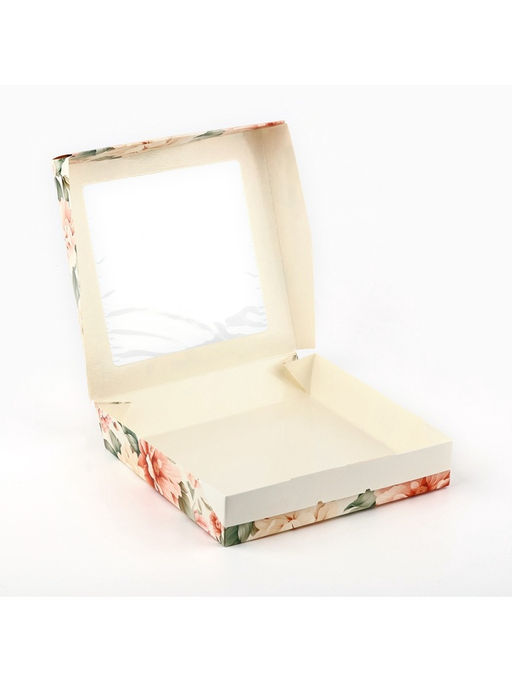 Цена за 5 шт. Коробка складная «Нежность», 20×20×4 см