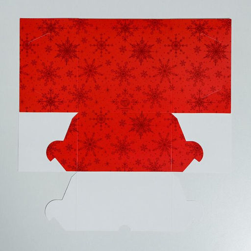 Цена за 5 шт. Коробка для капкейков Let it snow, Новый год, 16×16×10 см