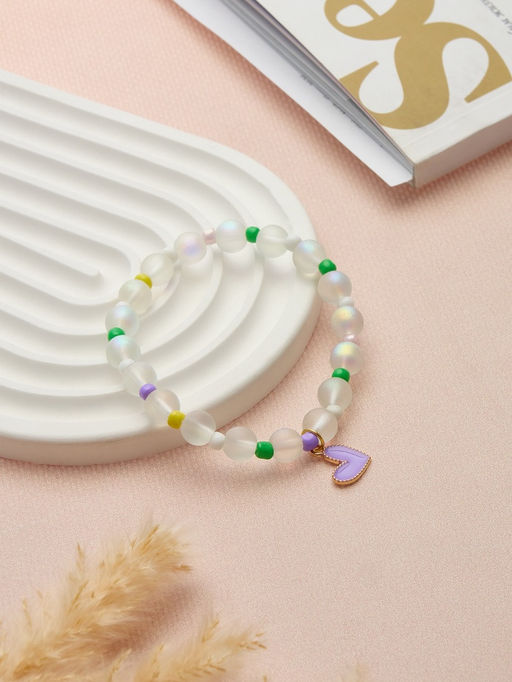 Цена за 2 шт. Браслет детский «Выбражулька» кошачий глаз бусина 8 мм, разноцветный