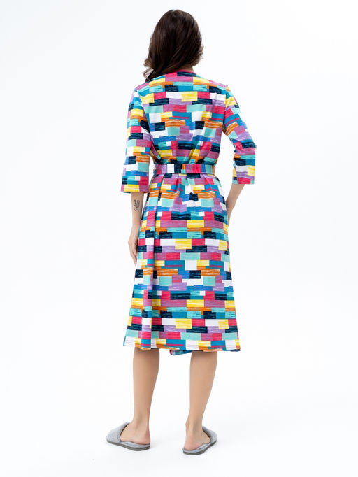 Халат хлопок 100%,мульти - Binita фото 8