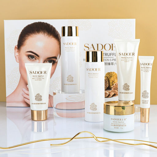 SADOER Антивозрастной подарочный набор уходовой косметики для лица White truffle 6 в 1  фото 2