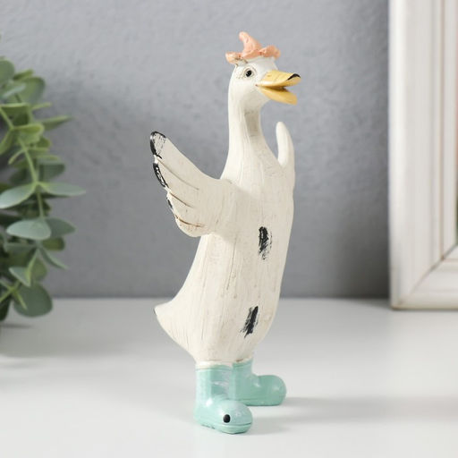 Фигурка полистоун «Танцующий гусь», 10×7×15 см