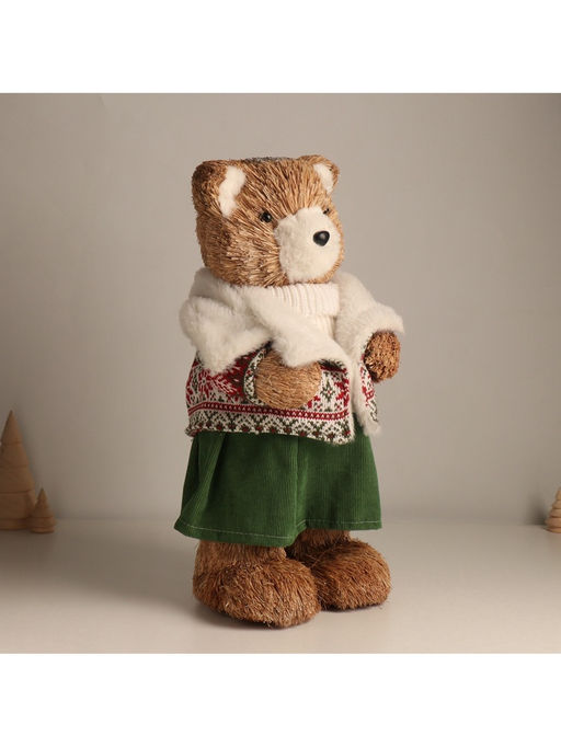 Фигурка новогодняя Медведица в зимней одёжке, 201741 см - Simaland фото 3