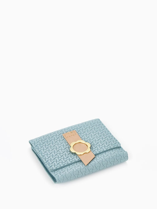 Кошелёк женский на кнопке, 11?1?10 см, комбинированный, жёлтый