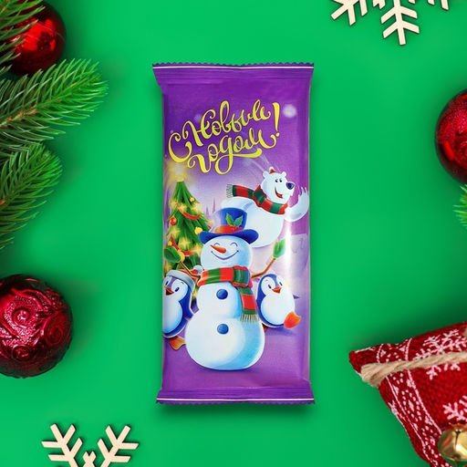 Цена за 2 шт. Шоколад молочный Новогодний мир, 100 г
