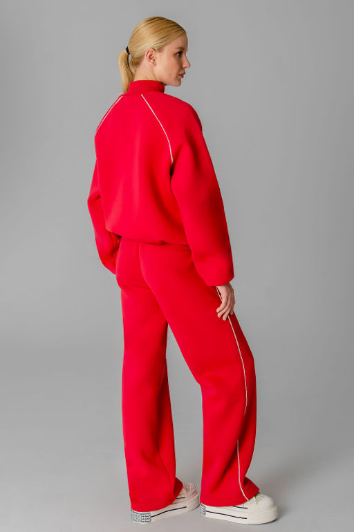 Арт. 2916 Костюм с начесом женский 44-52 (5 шт) Цвет:красный