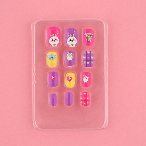 Детские накладные ногти «Милашка», 12 шт.
