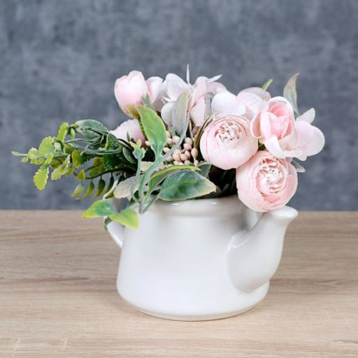 Цветочная композиция Букет гортензий 13х8,5х14 см / NW713/FLM-102 / (Желтый) - Галеонтрейд фото 9