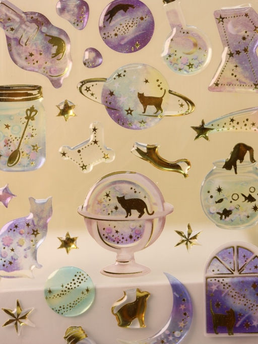 Наклейки "Lunar cat"