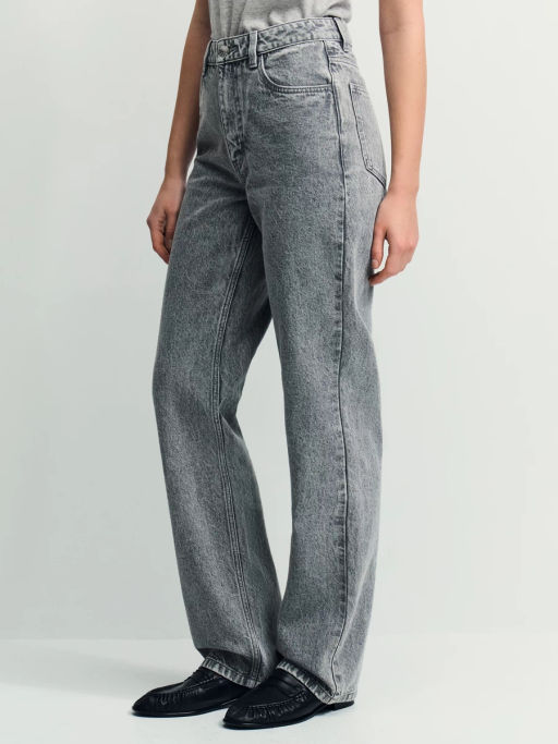 Джинсы straight с высокой посадкой / Zarina