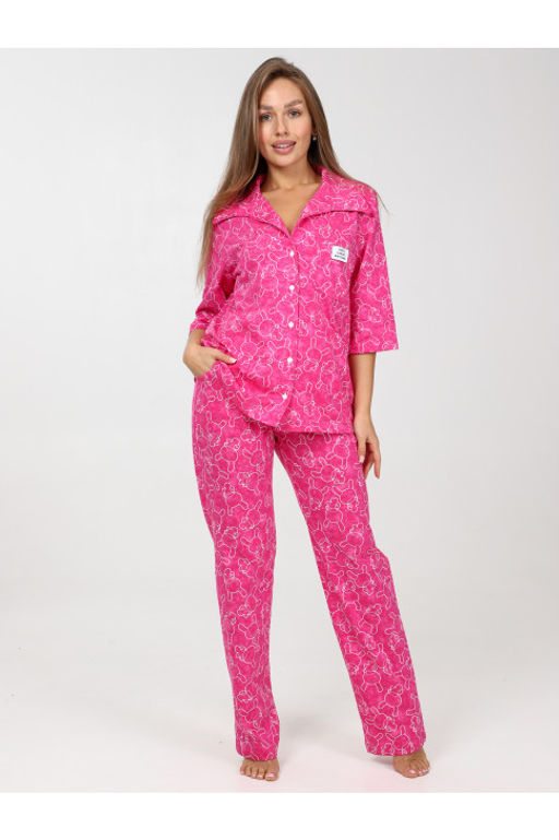 Пижама женская П-117.02 фуксия - Хороший трикотаж фото 2