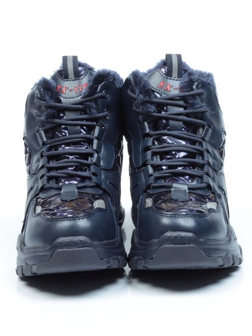 04-8525-2 DARK BLUE Ботинки зимние женские - No name фото 5