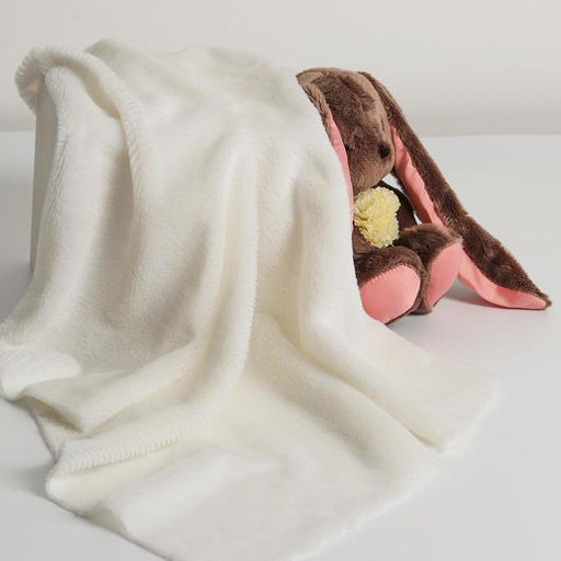 Цена за 2 шт. Ткань для рукоделия, мех на трикотажной основе, белая, лоскут 50×50 см