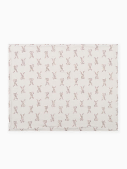 Покрывало Крошка Я «Зайка» 100×130 см, муслин, 4 слоя, хлопок 100%