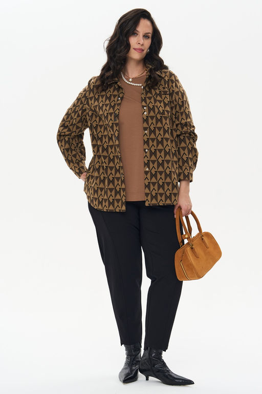 Лонгслив Брау коричневый - Intikoma фото 7