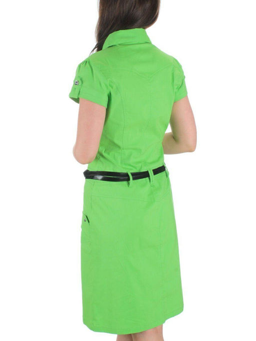9413 LT.GREEN Платье женское (85% хлопок, 10% вискоза, 5% лайкра)