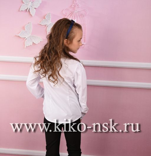 701289 Блуза с длинным рукавом и брошью ModaLora - Kiko фото 11