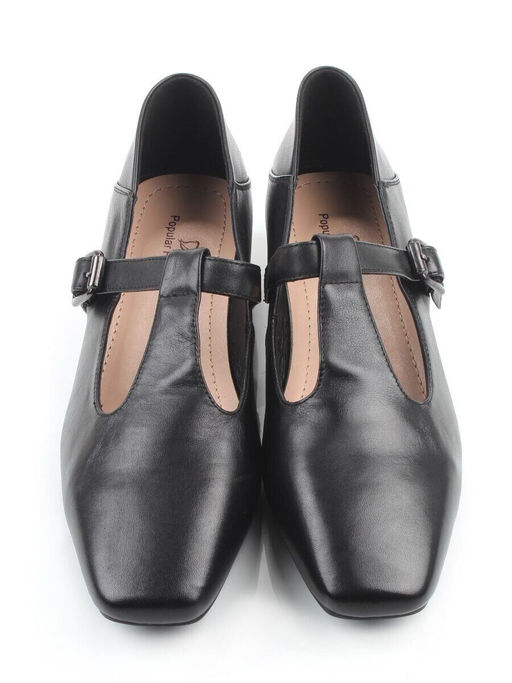 06-B68A-120A BLACK Туфли женские (натуральная кожа)