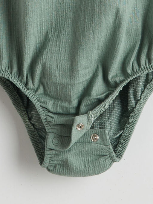 D??meli Basic Erkek Bebek ??t??tl? Bodysuit