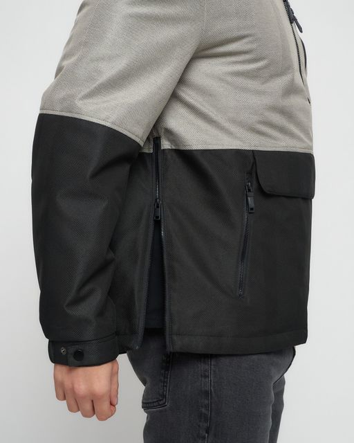 Куртка-анорак спортивная мужская бежевого цвета 3307B - Wonderrman фото 12