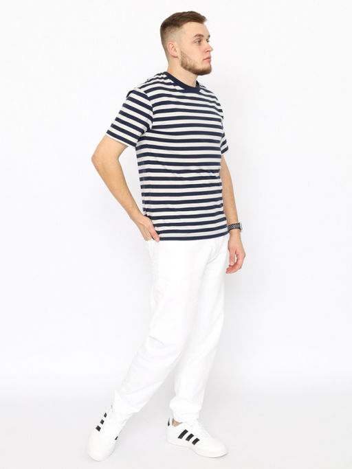 CRB wear/CWSM 60368-41 Футболка мужская,темно-синий/Ex.Cherubino  фото 4