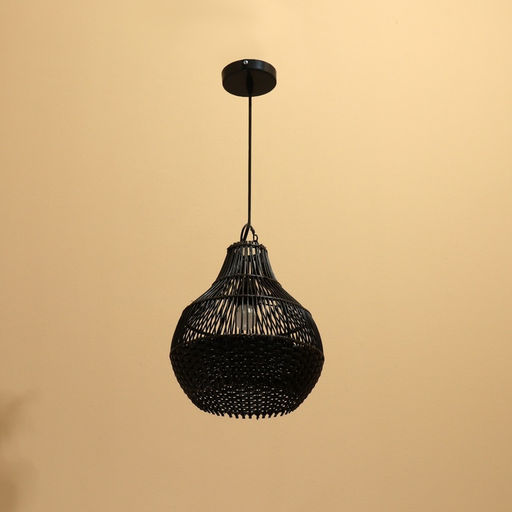 Светильник потолочный из ротанга «Стивен», 1×120 Вт, Е27, 30×30×35 см