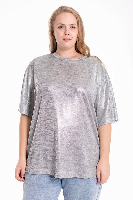Футболка М325377с серый - Елена фото 4