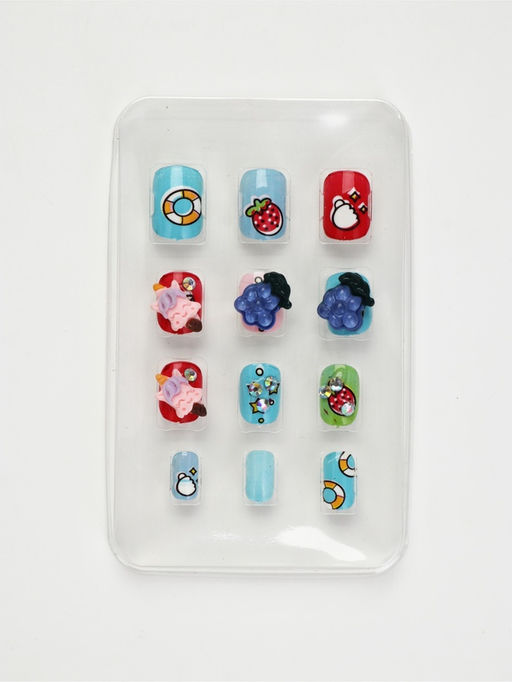 Детские накладные ногти «Сладости», 12 шт.