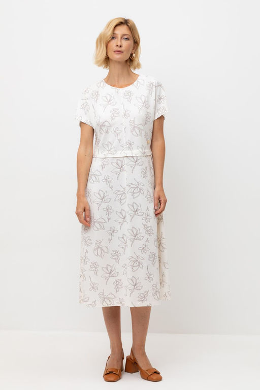 ЕВТ 5079/гардения,нежная магнолия платье жен