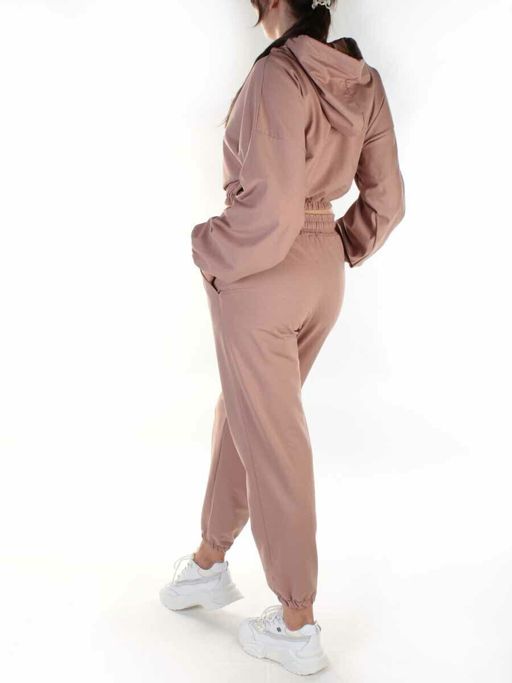 303-1 BROWN Спортивный костюм женский (100% хлопок) - Fashion фото 8