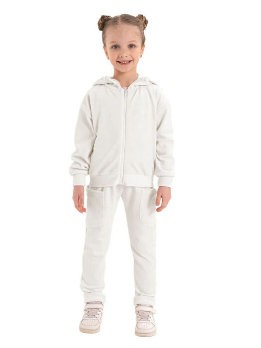 Джемпер дев. из велюра О66632