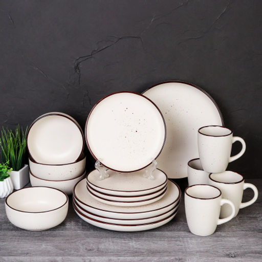 Столовый набор 16 предметов / 16/1500 /уп 2/ Точки - Галеонтрейд фото 2