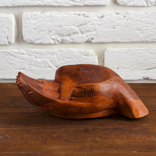 Сувенир дерево Ладоши коричневый цвет 20х15х7 см - Simaland фото 3