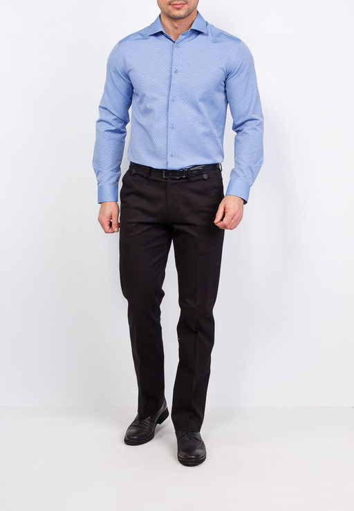 Сорочка мужская длинный рукав GREG 223/139/1172/ZV  фото 4