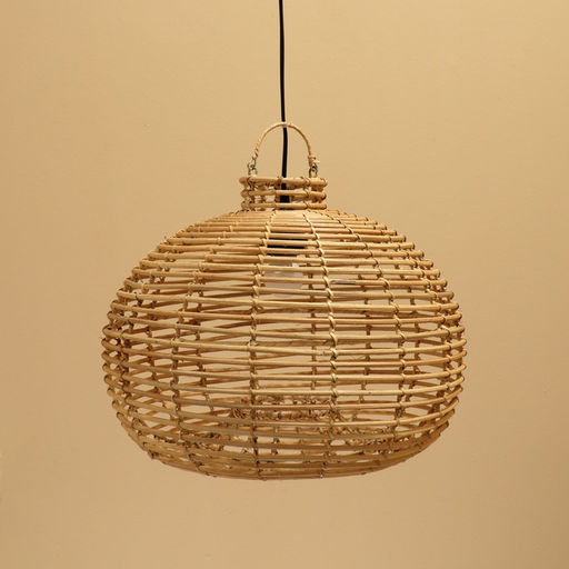 Светильник потолочный из ротанга «Кинта», 1×120 Вт, Е27, 40×40×32 см