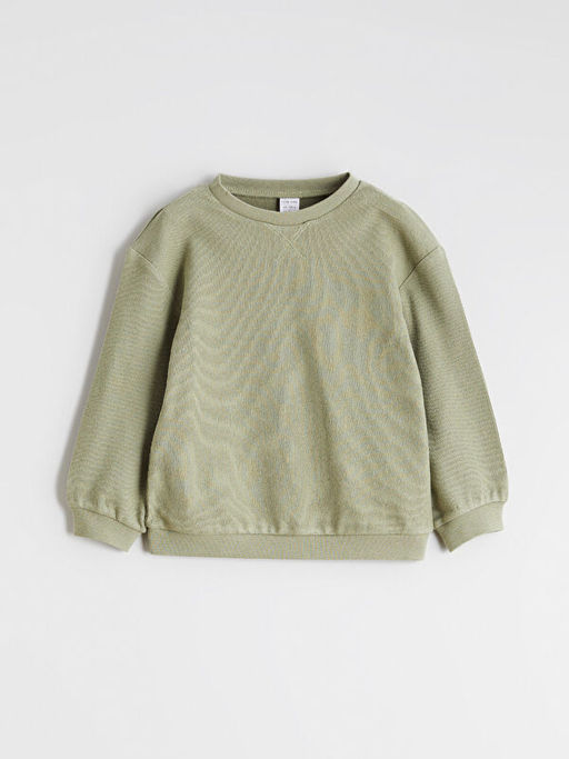 Bisiklet Yaka Erkek Bebek Sweatshirt ve E?ofman Alt?
