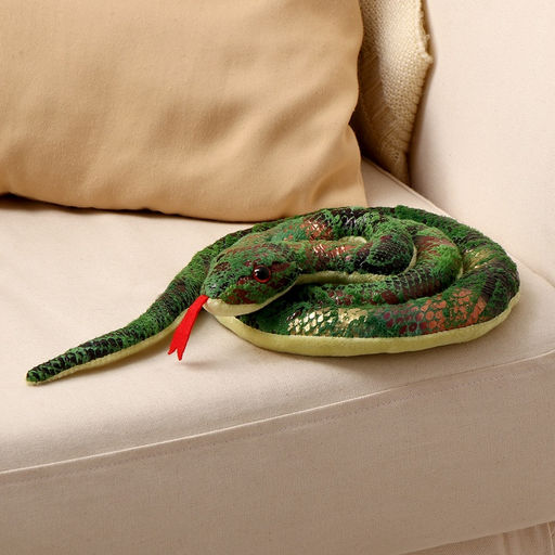 Мягкая игрушка Змея, 98 см, цвет зелёный - Simaland фото 2