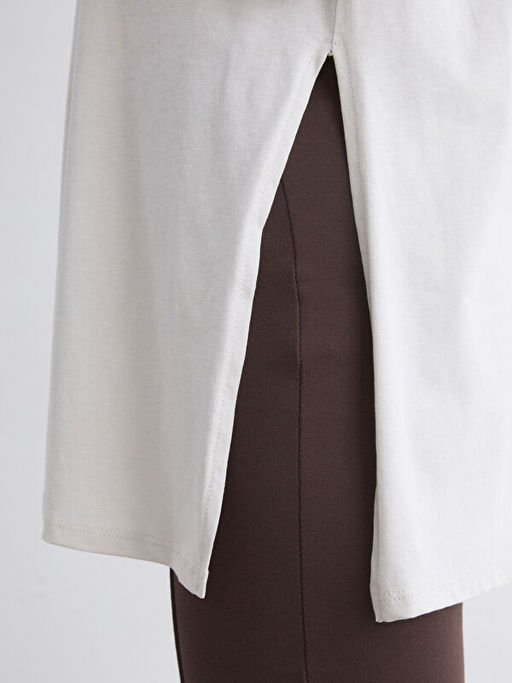 Bisiklet Yaka Kad?n Ti??rt