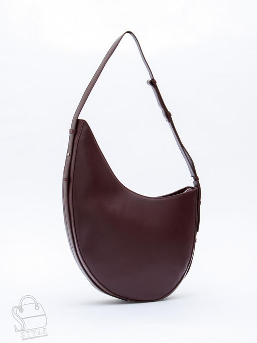 Сумка женская кожаная 1032M wine red Polina&Eiterou  в Новосибирске