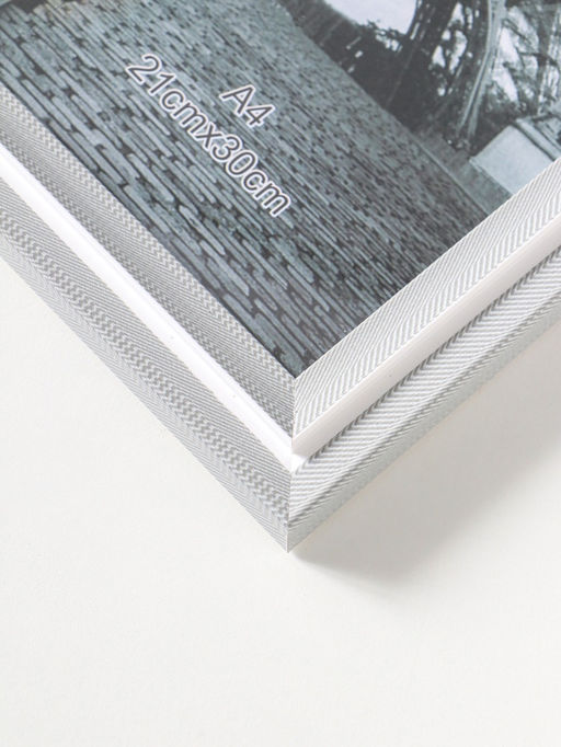 Фоторамка пластик формат А4 см "Остин" бело-серый 33,5х24,5х1,5 см