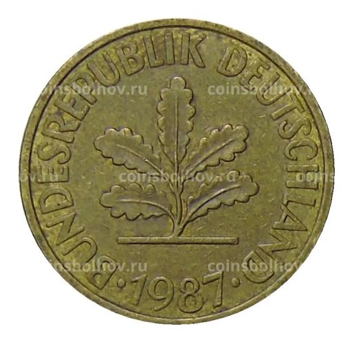 10 пфеннигов 1987 года J Германия