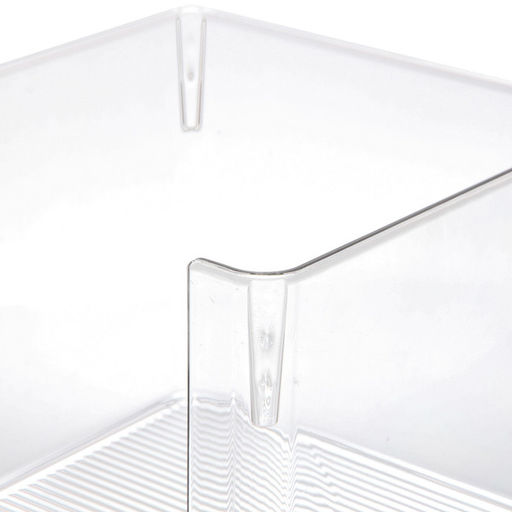 Органайзер для хранения универсальный "ФЛАТТО", прозрачный, 17.7*17.7*14.3см