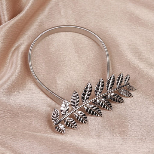 Подхват для штор Ветка, 10 4 см, 32 см, цвет серебряный - Арт узор фото 2