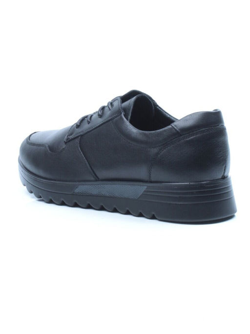 03-5307 BLACK Полуботинки женские (натуральная кожа)