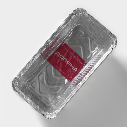 Набор форм из фольги для выпечки и запекания Доляна, 900 мл, 21.3116.3 см, 3 шт.  фото 8