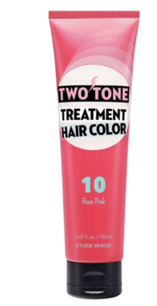 Маска оттеночная для волос Роза-Pозовая - Treatment Hair Color Two Tone Rose Pink №10, 150 мл